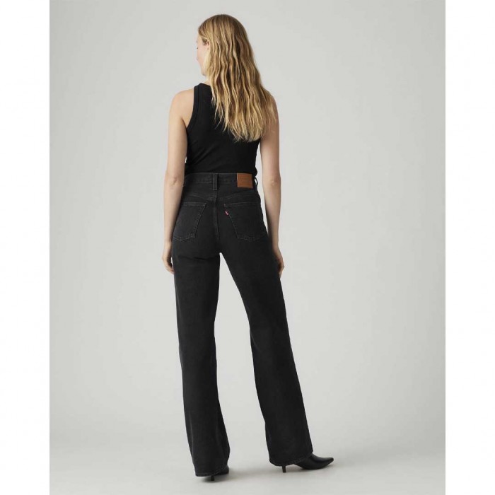 LEVIS WOMAN Ribcage Wide Leg Jeans BLACK