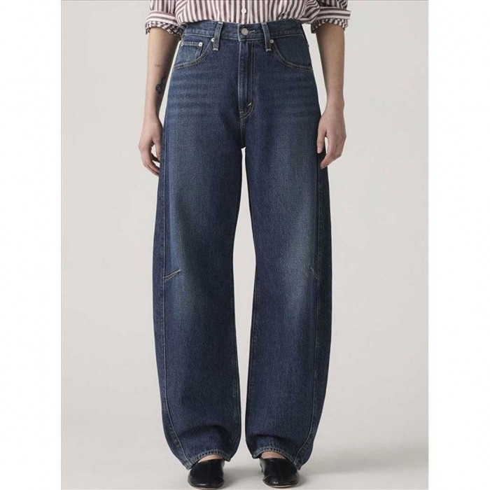 LEVIS WOMAN Cinch Barrel Jeans BLUE