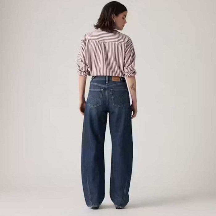 LEVIS WOMAN Cinch Barrel Jeans BLUE