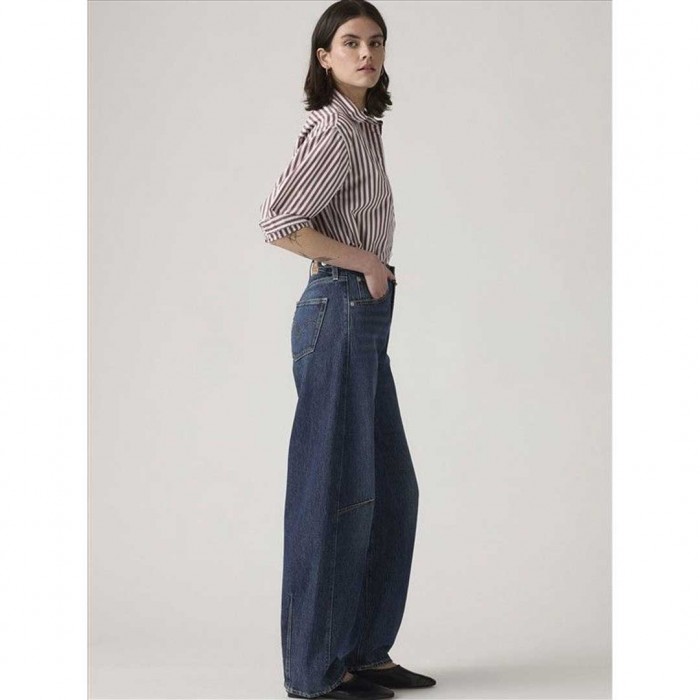 LEVIS WOMAN Cinch Barrel Jeans BLUE