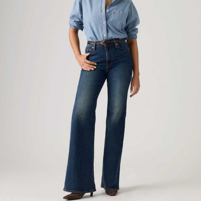 LEVIS WOMAN Ribcage Flare Jeans BLUE