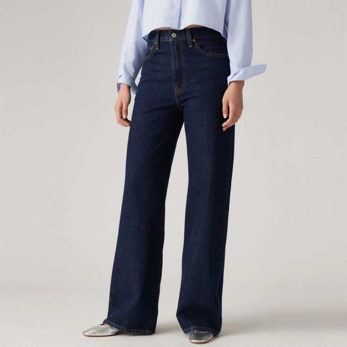 LEVIS Ribcage Wide Leg Women's Jeans DARK BLUE