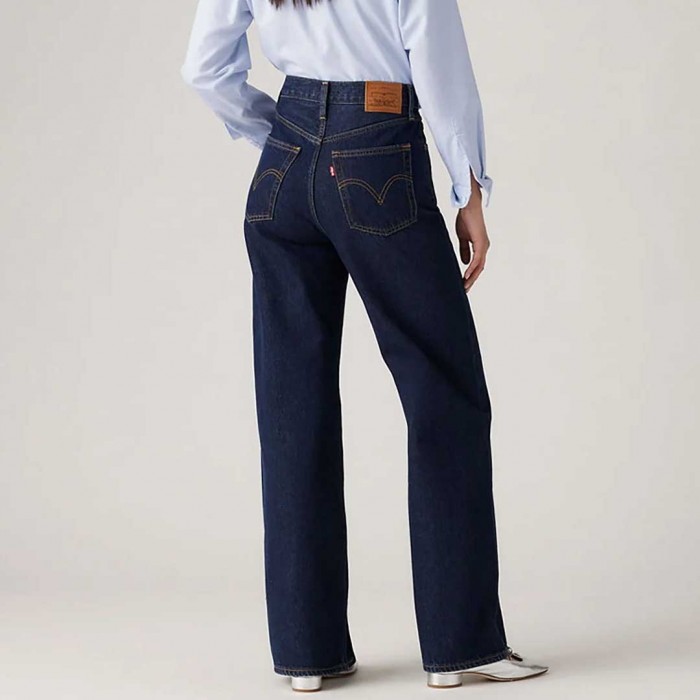 LEVIS Ribcage Wide Leg Women's Jeans DARK BLUE