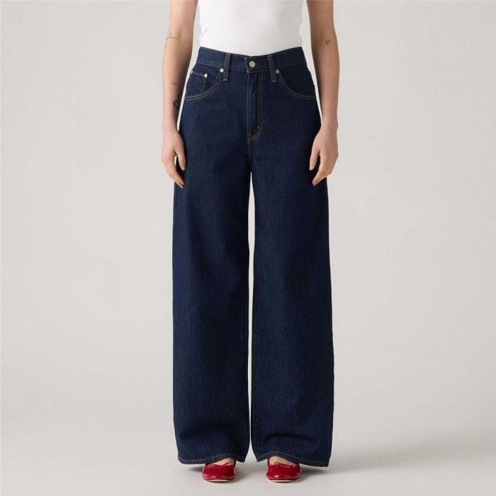 LEVIS WOMAN  Cinch Baggy Lightweight Jeans DARK BLUE