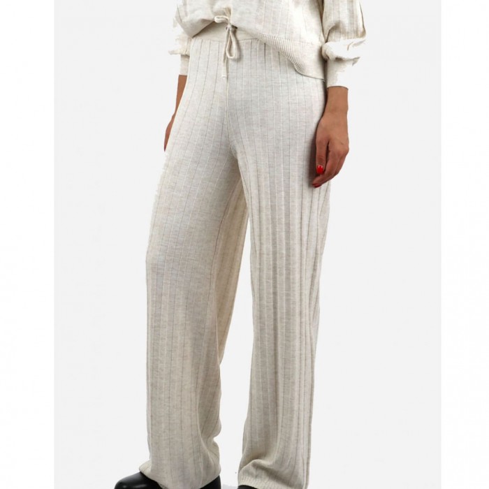 ONLY ONLNEW TESSA WIDE PANT KNT 15236375 White