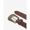 ONLY LEATHER LOOK BELT BROWN