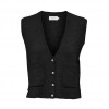 ONLY ONLRUEBELLE S/L VEST KNT BLACK