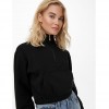 ONLY DETAILED SWEATSHIRT BLACK