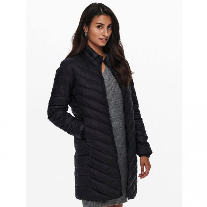 ONLY QUILTED COAT BLACK