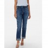 ONLY ONLSCARLETT LIFE HW STRAIGHT FIT JEANS BLUE