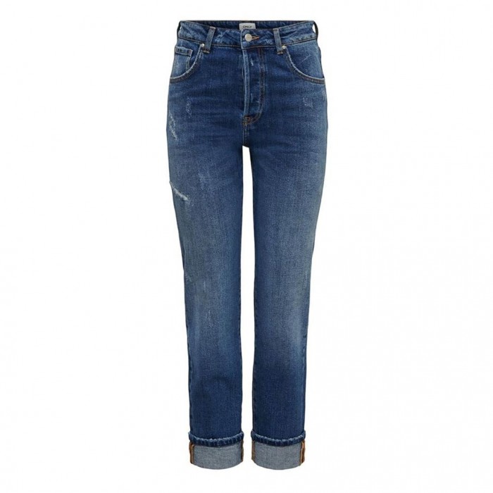 ONLY ONLSCARLETT LIFE HW STRAIGHT FIT JEANS BLUE