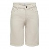 ONLY ONLSONNY HW WIDE DNM SHORTS NAS843 NOOS ECRU