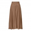 ONLY ONLSKY LONG SKIRT WVN BROWN