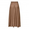 ONLY ONLSKY LONG SKIRT WVN BROWN