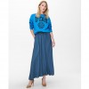 ONLY ONLSKY LONG SKIRT WVN BLUE