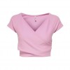 ONLY  ONLOLLIE S/S SHORT TOP JRS PINK