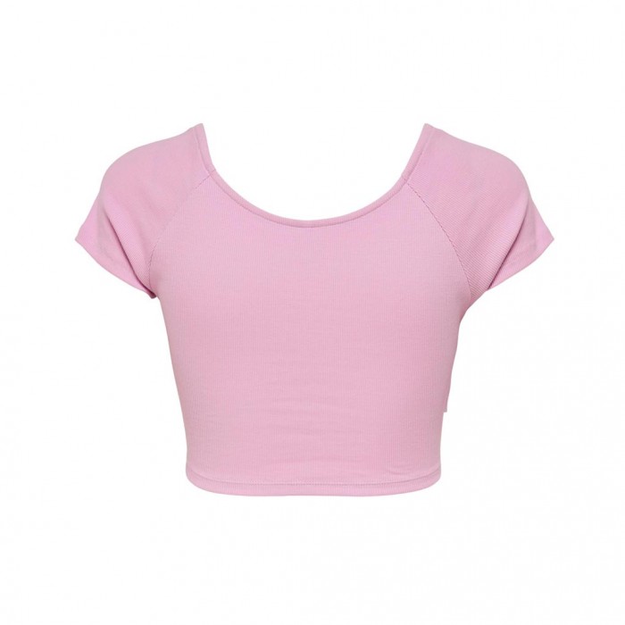 ONLY  ONLOLLIE S/S SHORT TOP JRS PINK