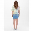 ONLY ONLZOEY BLUE TIE DYE SS TEE QYT WVN VIOLET