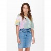 ONLY ONLZOEY BLUE TIE DYE SS TEE QYT WVN VIOLET