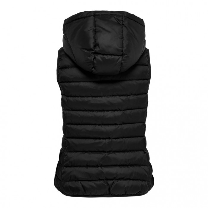 ONLY  ONLNEWTAHOE HOOD WAISTCOAT OTW BLACK