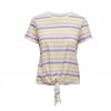 ONLY STRIPED KNOT TOP BLEACHED