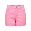 ONLY  ONLVEGA-DARSY HW MOM SHORTS COL PNT PINK