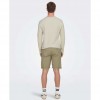 ONLY & SONS REGULAR FIT SHORTS Grey / Chinchilla