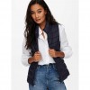 ONLY  ONLNEWCLAIRE QUILTED WAISTCOAT OTW NOOS BLUE