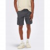 ONLY & SONS  ONSCAM STAGE CARGO SHORTS 6689 LIFE NOOS GREY