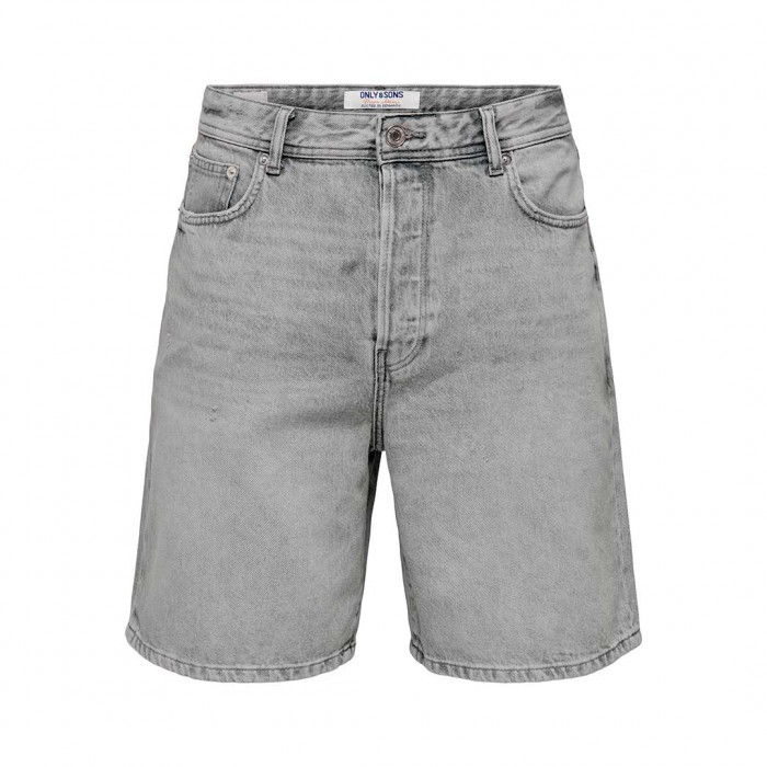 ONLY & SONS ONSFADE LMG 3157 TAI DNM SHORTS GREY