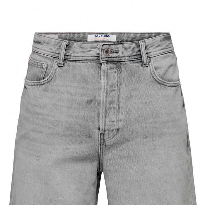 ONLY & SONS ONSFADE LMG 3157 TAI DNM SHORTS GREY