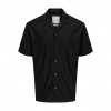 ONLY & SONS ONSKARI LIFE RLX RESORT SS PLIZZE SHIRT BLACK