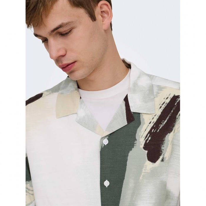 ONLY & SONS ONSHARVI RLX RESORT SS 041 AOP SHIRT MULTI
