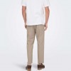 ONLY & SONS ONSLINUS CROP 0007 COT LIN PNT NOOS ECRU ONLY & SONS ONSLINUS CROP 0007 COT LIN PNT NOOS ECRU