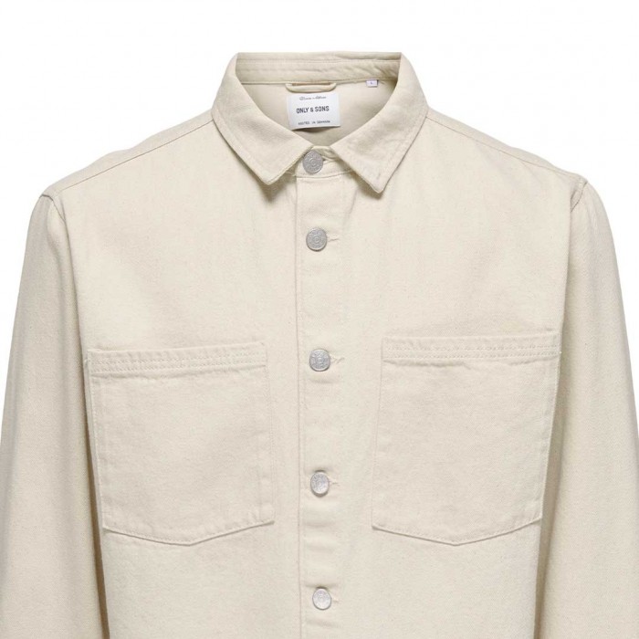 ONLY & SONS ONSALP ECRU PIM DNM JACKET ECRU