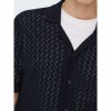 ONLY & SONS ONSSANTO REG SS RESORT SHIRT KNIT FRML DARK BLUE ONLY & SONS ONSSANTO REG SS RESORT SHIRT KNIT FRML DARK BLUE