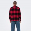 ONLY & SONS  ONSMILO LS CHECK OVERSHIRT NOOS RED