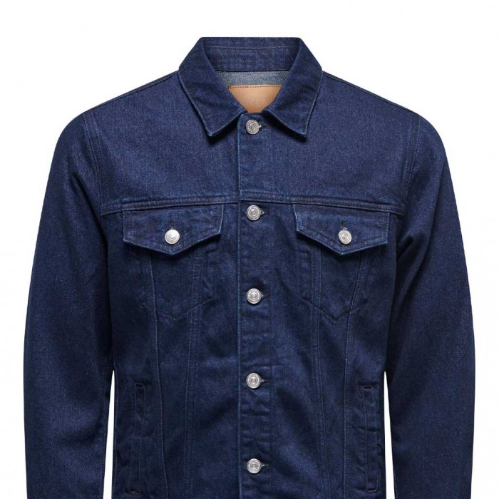 ONLY & SONS  ONSCOIN DBD 8018 PIM DNM JACKET BF BLUE