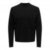 ONLY & SONS ONSLUKE REG 14 CREW NECK KNIT BLACK