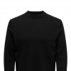 ONLY & SONS ONSLUKE REG 14 CREW NECK KNIT BLACK