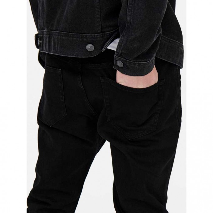 ONLY & SONS  ONSWEFT REG BLACK 2956 JEANS NOOS BLACK