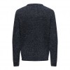 ONLY & SONS ONSMALAKI REG 7 CREW KNIT DARK BLUE