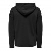 ONLY & SONS ONSKASEY LIFE DS 5 HOODIE KNIT BLACK