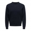 ONLY & SONS ONSPIN REG 12 CREW KNIT DARK BLUE