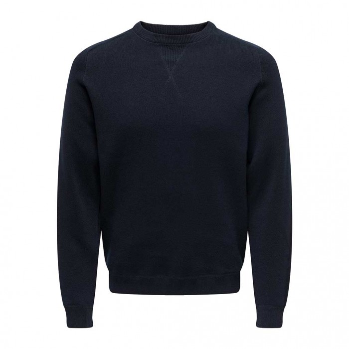 ONLY & SONS ONSPIN REG 12 CREW KNIT DARK BLUE