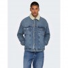 ONLY & SONS ONSWILSON SHERPA DBTINT 0970 DNM JACKET BLUE