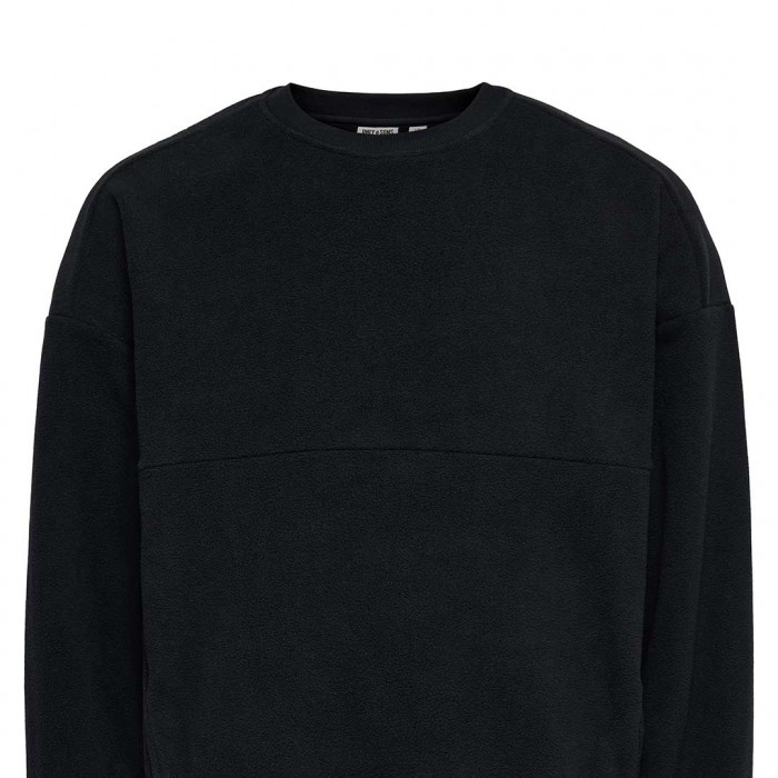 ONLY & SONS ONSAKEEM RLX CREW BLACK