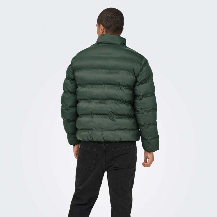ONLY & SONS ONSUNION SEAMLESS LIFE PUFFER JACKET OTW ROSIN