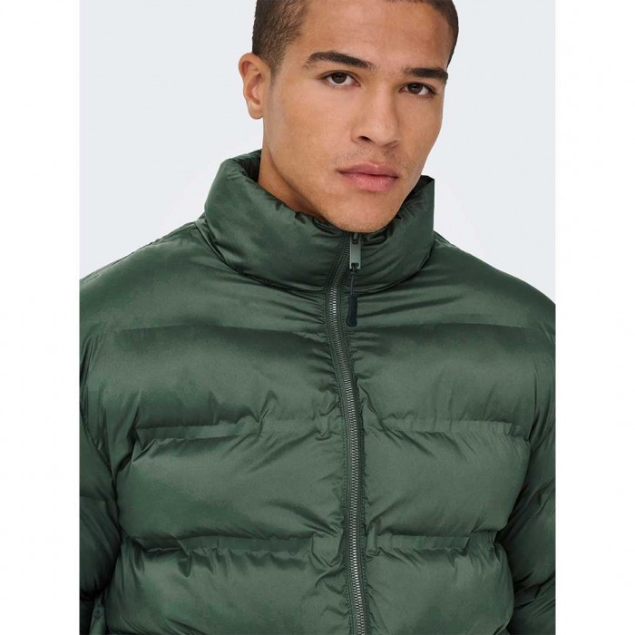 ONLY & SONS ONSUNION SEAMLESS LIFE PUFFER JACKET OTW ROSIN