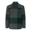 ONLY & SONS ONSWAKE CHECKED ZIP OVERSHIRT GREEN ONLY & SONS ONSWAKE CHECKED ZIP OVERSHIRT GREEN